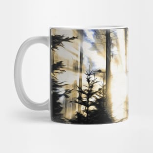 Shafts of sunlight / Swiss Artwork Photography Mug